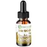 Zion Herbals 24K GOLD 15ml with 45% MIT Kratom Liquid Extract
