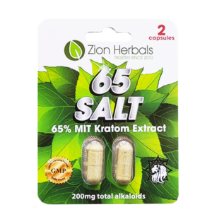 65 Salt with 65% Kratom Extract Capsules
