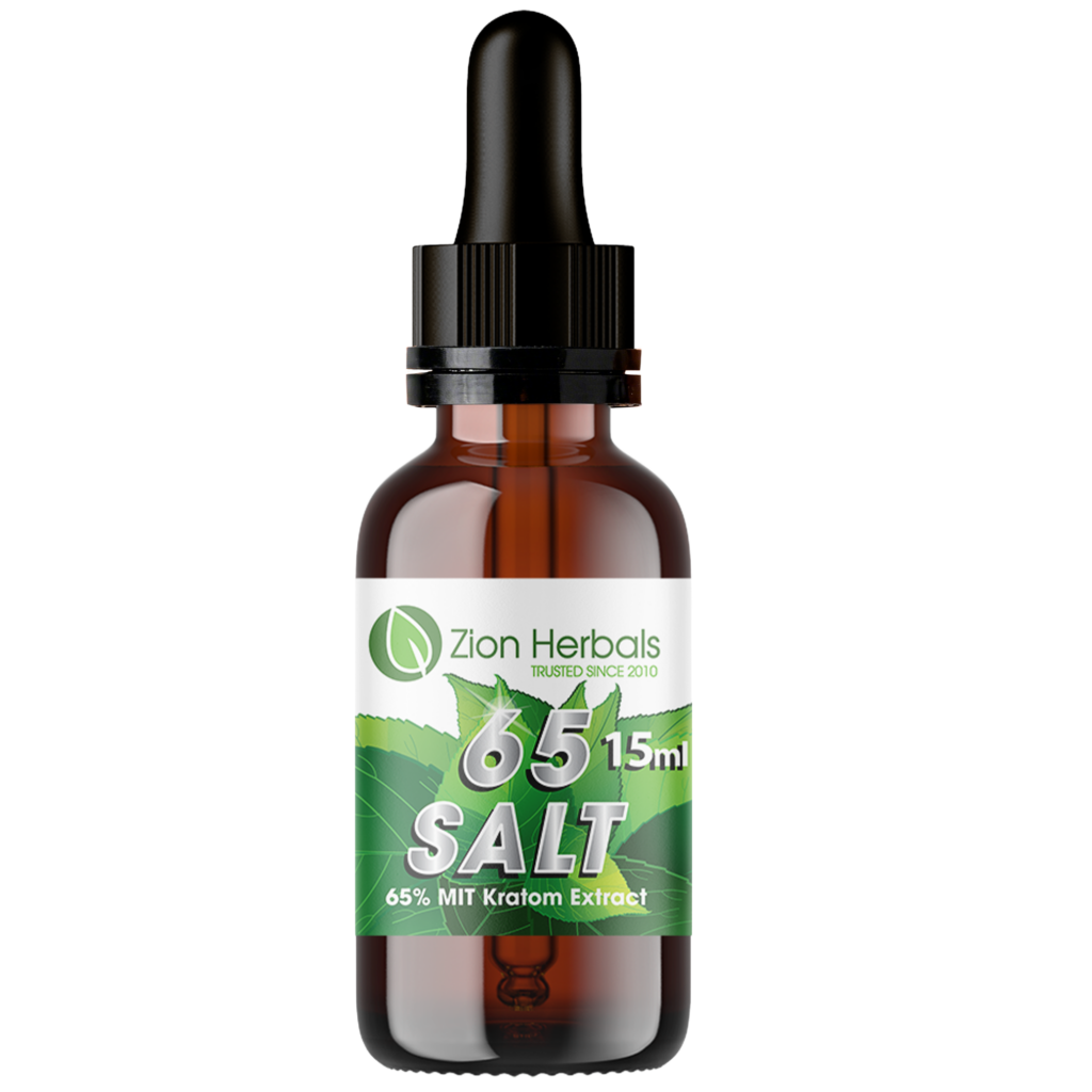 Zion Herbals 65 Salt 15ml with 65% MIT Kratom Liquid Extract