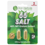 Kratom Capsules 65 Salt with 65% MIT Extract - Zion Herbals