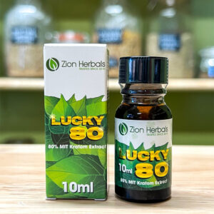 Zion Herbals Lucky 80 10ml 80% Liquid Kratom Extract