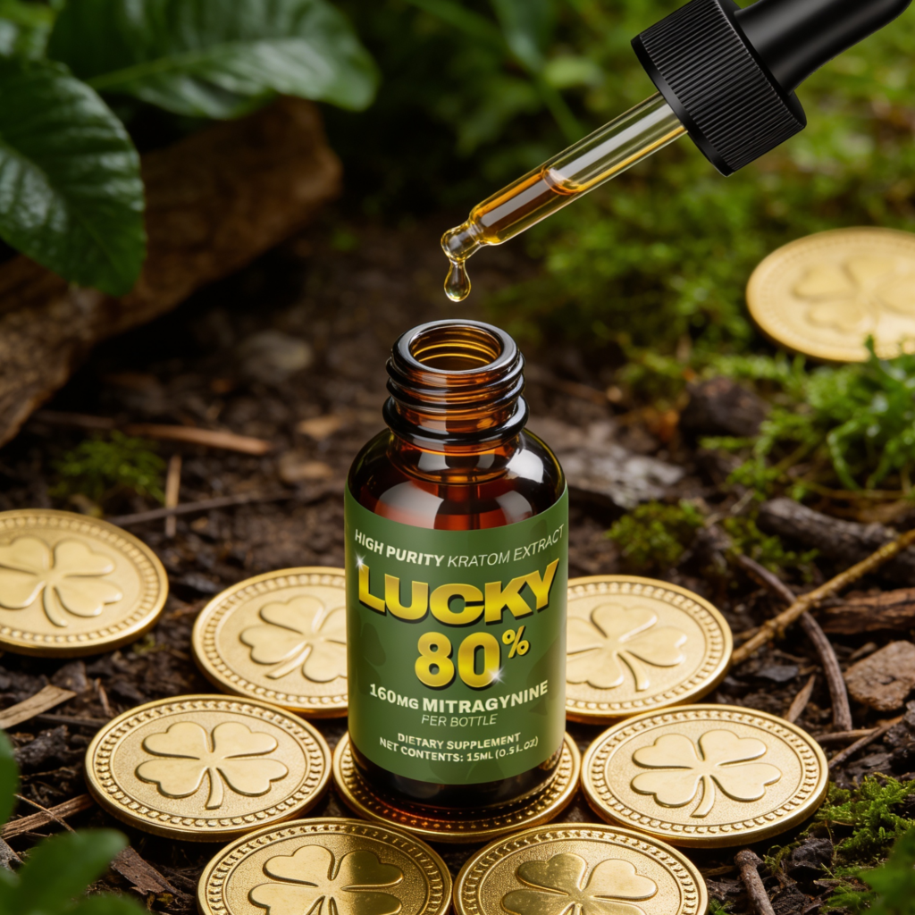 Kratom Liquid Extract 80% MIT - 15 ml - Lucky80 - Zion herbals