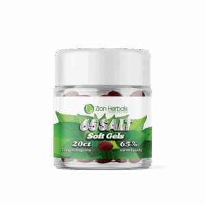 65Salt Series 20ct with 65% MIT Kratom Soft Gel