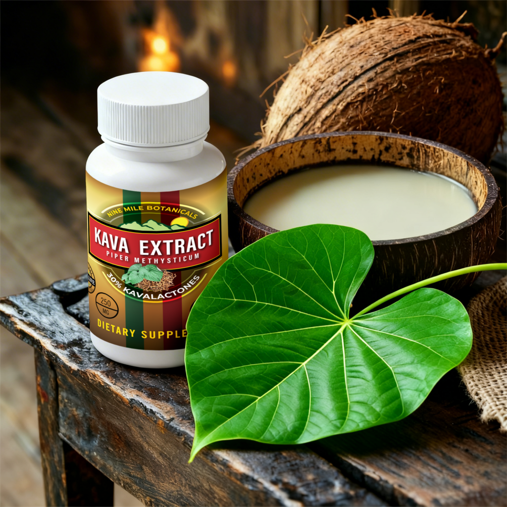Kava Extract Capsules - Nine Mile Botanicals