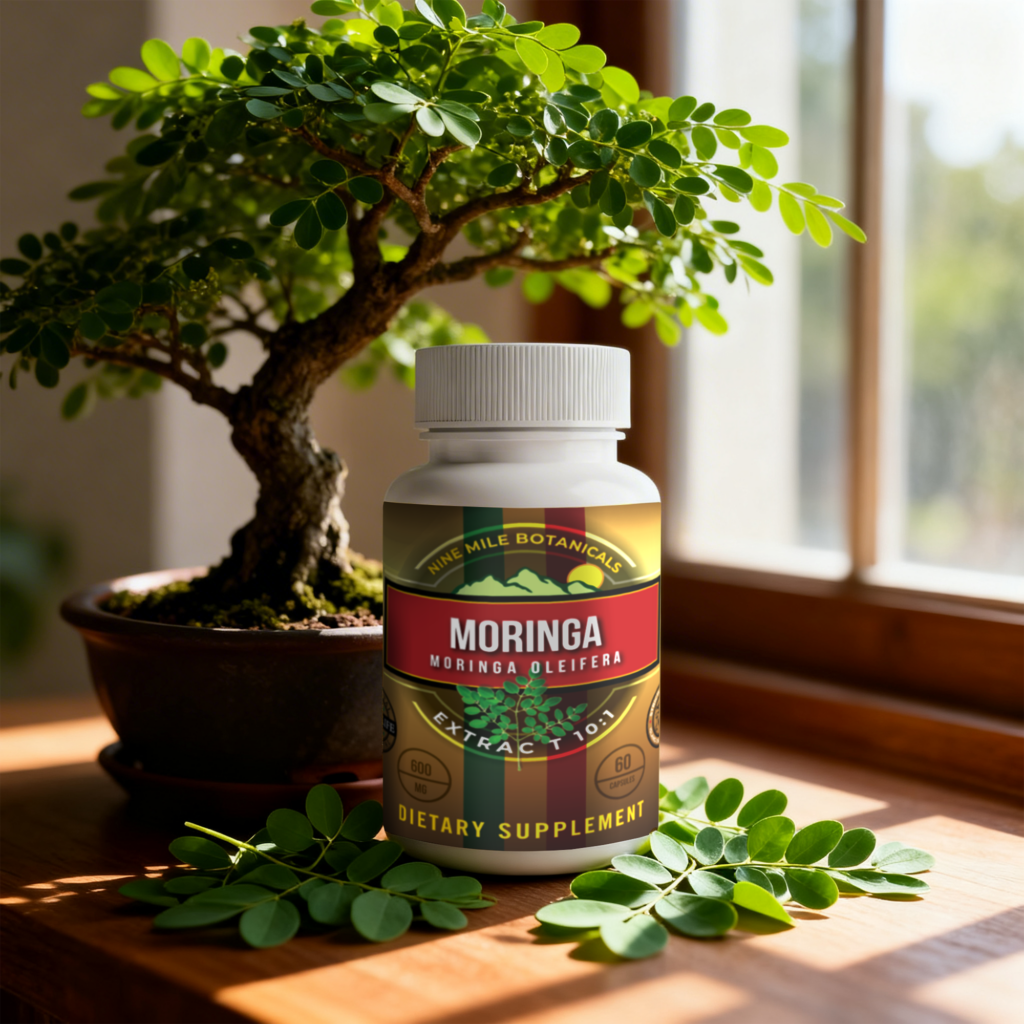 Moringa Capsule Extract - Nine Mile Botanicals