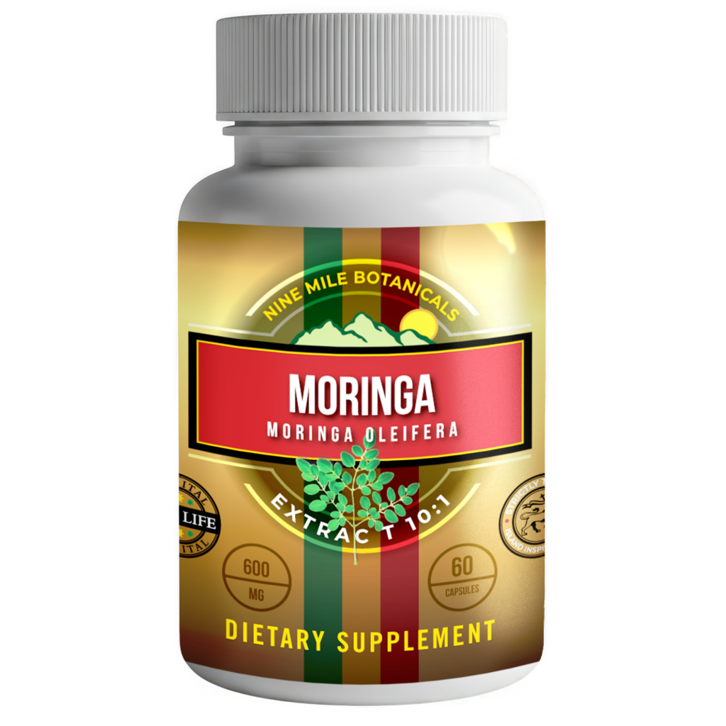 Moringa Capsules Nine Mile Botanicals Lab Tested Supplements