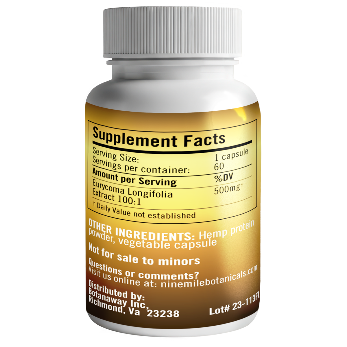 健康・医学 ONIGILI Nine Mile Botanicals Tongkat Ali Extract 100:1 - Zion Herbals