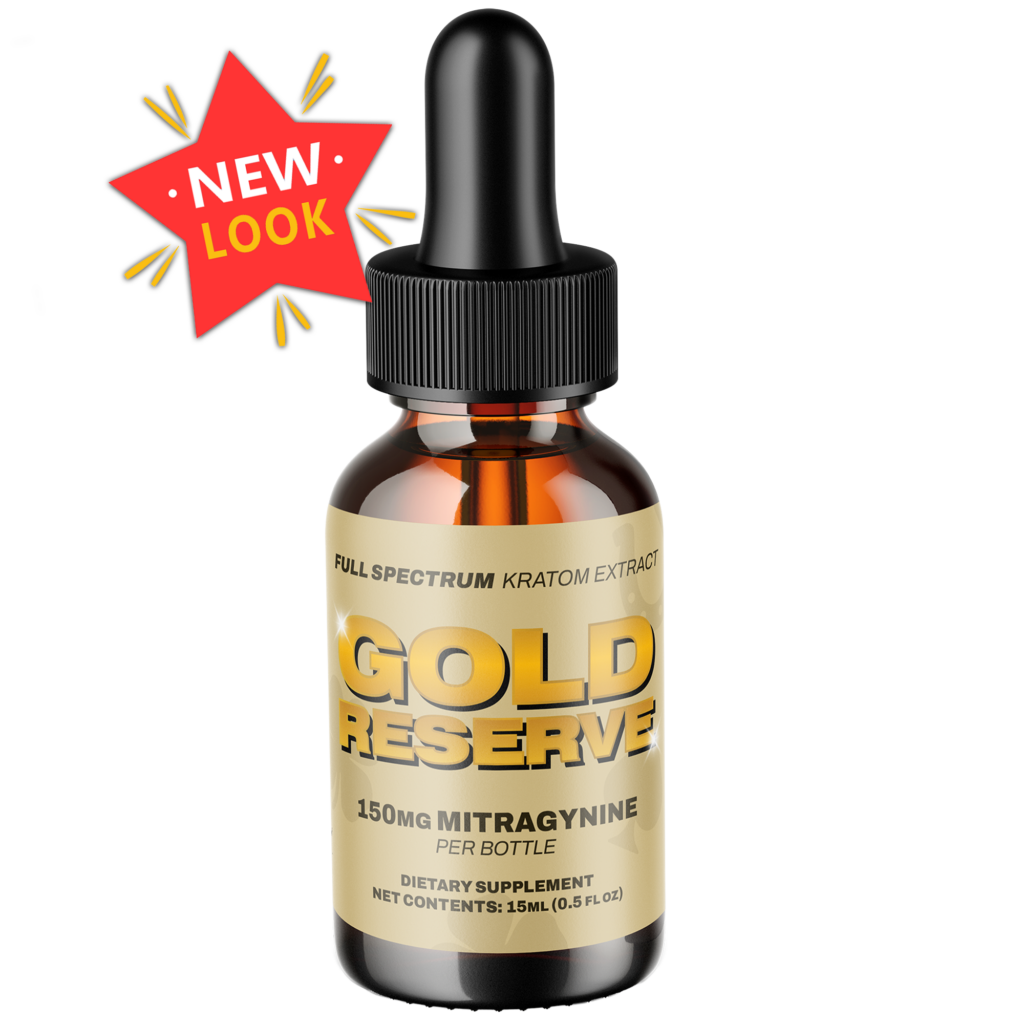 Kratom Liquid Extract 15ml 150mg Mitragynine - Gold Reserve