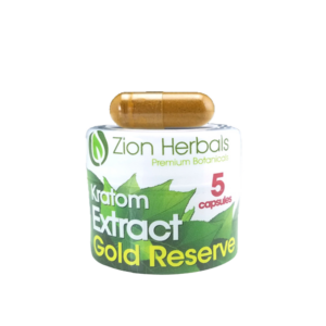 Gold Reserve with 45% MIT Kratom Extract Capsules