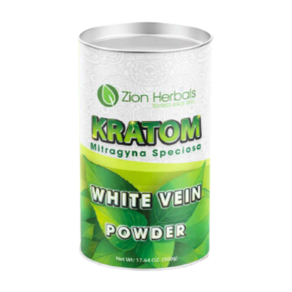 White Vein Kratom Powder Canister