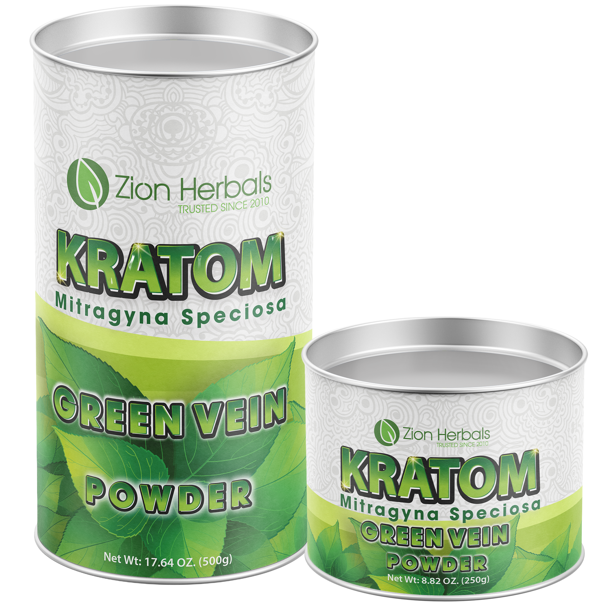 Kratom Powder Canister Zion Herbals Green Vein - Zion Herbals Kratom Powder Canister Zion Herbals Green Vein