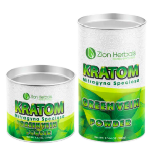 Green Vein Kratom Powder Canister