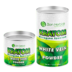 White Vein Kratom Powder Canister