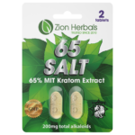 Kratom Extract Tablets - Zion Herbals 65 Salt with 65% MIT