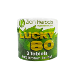 Lucky 80 with 80% MIT Kratom Extract Tablets