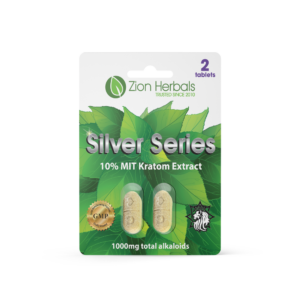 Silver Series with 10% MIT Kratom Extract Tablets