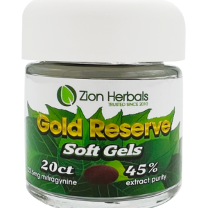 Gold Reserve 20ct with 45% MIT Kratom Soft Gel