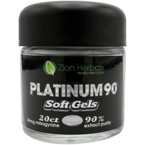 Platinum 90 20ct with 90% MIT Kratom Soft Gel