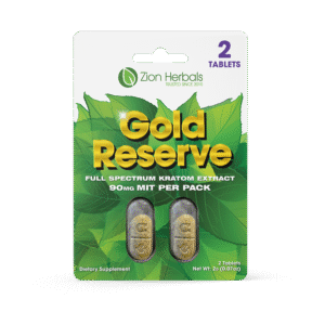 Gold Reserve with 45% MIT Kratom Extract Tablets