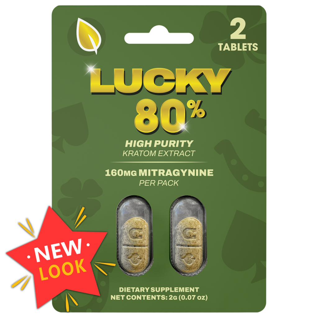 Kratom Tablets 80% MIT Extract 2 ct - Zion Herbals