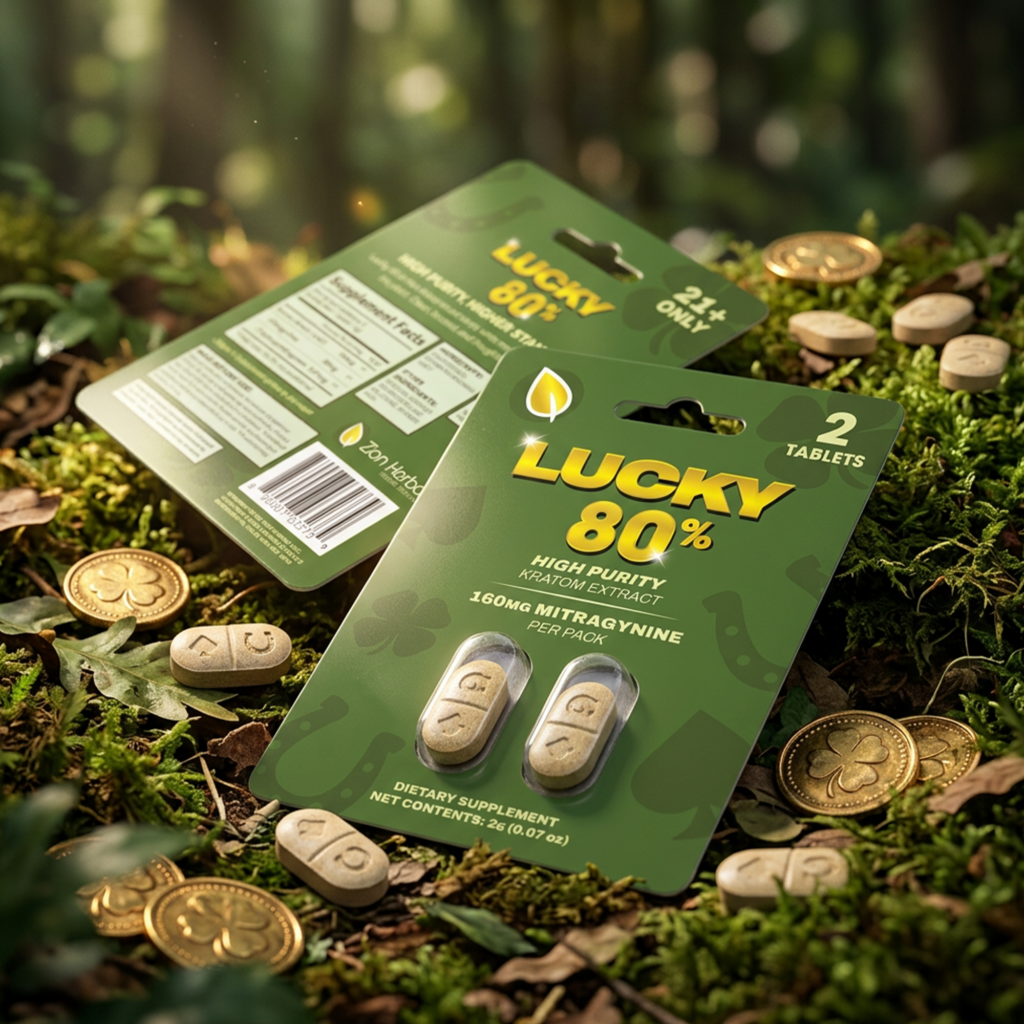 Kratom Tablets 80% MIT Extract 2 ct - Zion Herbals