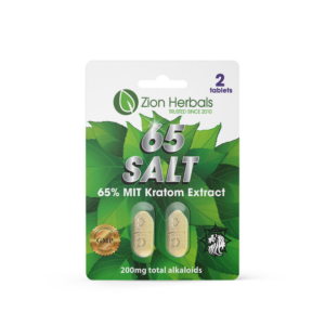 65 Salt with 65% MIT Kratom Extract Tablets
