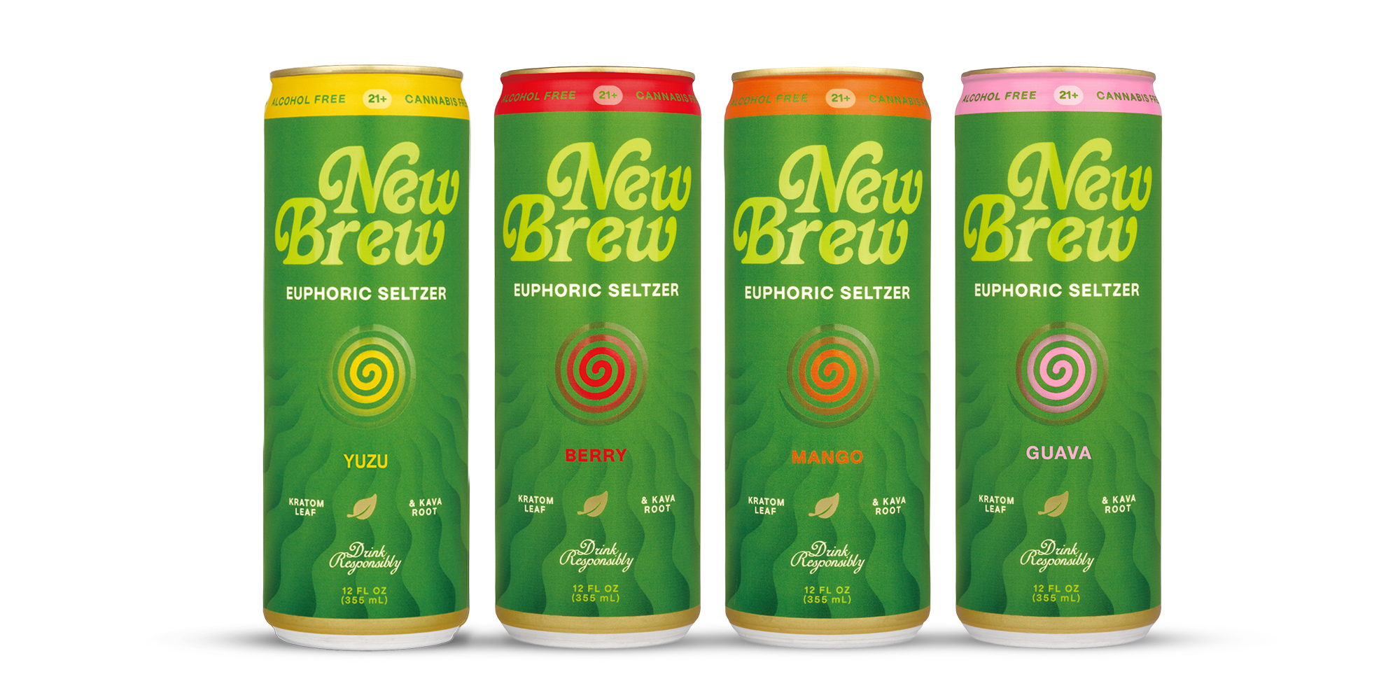 New Brew Kratom and Kava Infused Seltzer