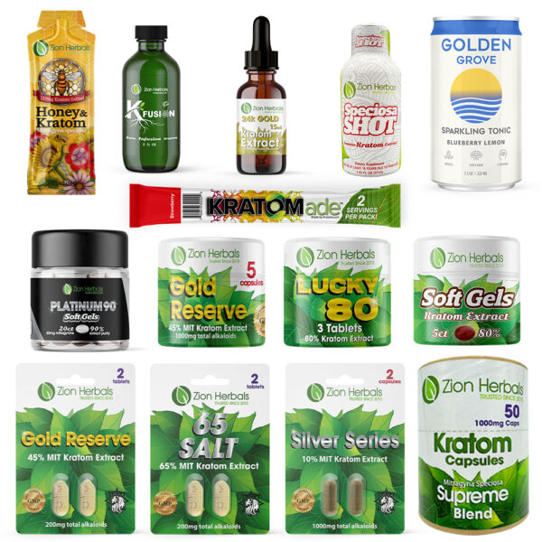 Platinum Kratom bundle from Zion Herbals