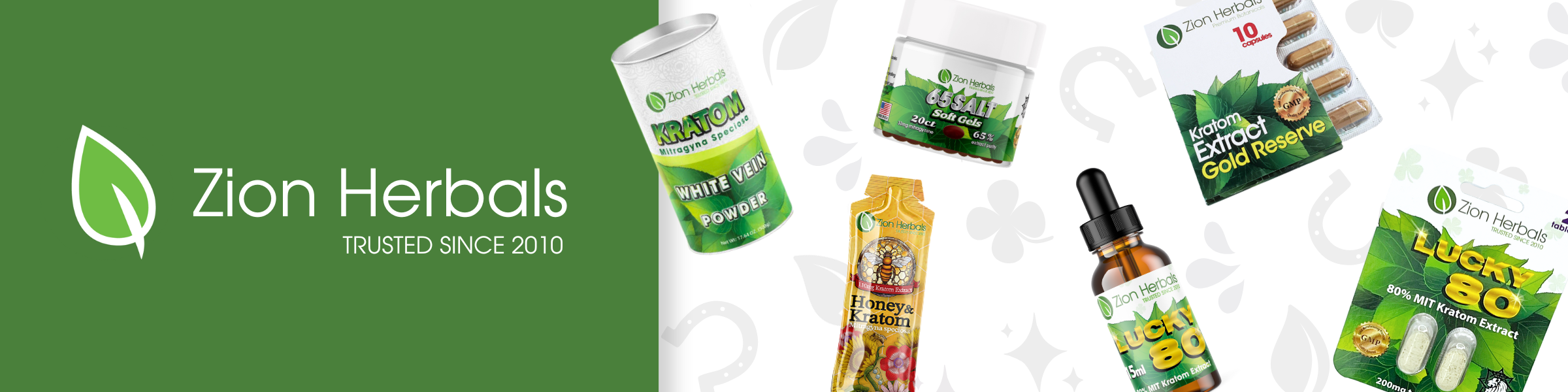 Zion Herbals brand Kratom products