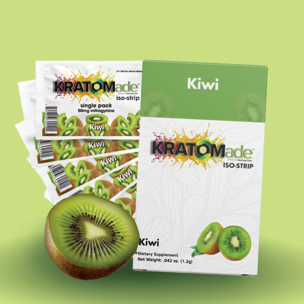 KRATOMade™ Kiwi Iso-strips 5-Pack with 250mg of MIT