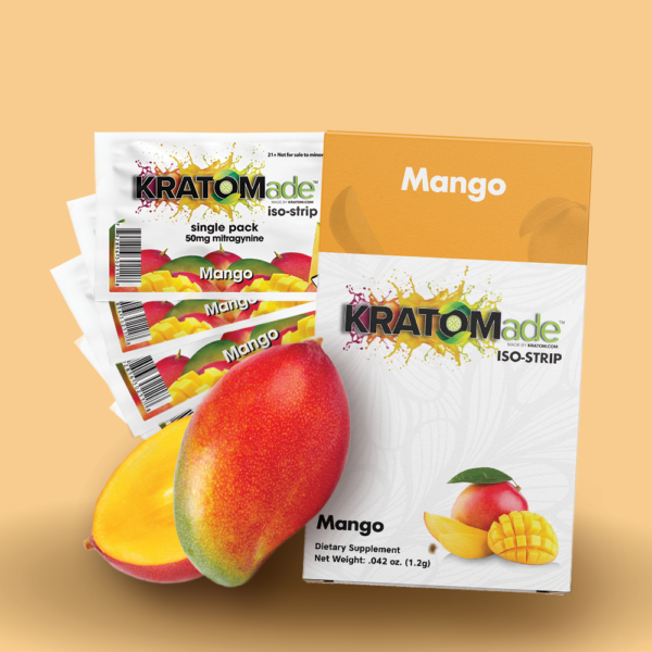 KRATOMade™ Mango Iso-strips 5-Pack with 250mg of MIT