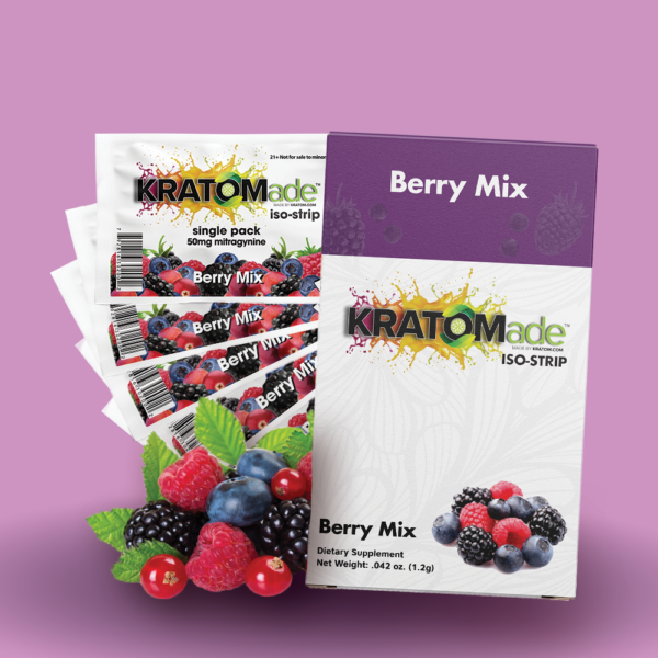 KRATOMade™ Berry Mix Iso-strips 5-Pack