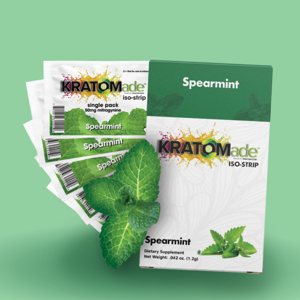 KRATOMade™ Spearmint Iso-stripsm5-Pack with 250mg of MIT