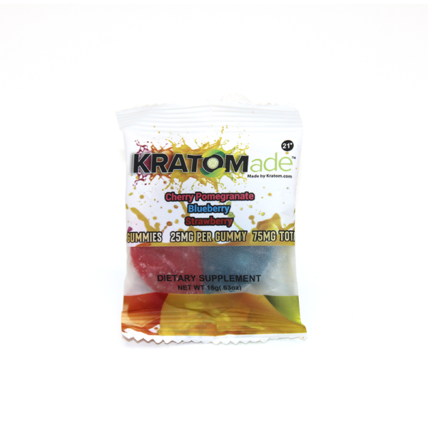 KRATOMade™ Gummies Packet- 3 Per Pack