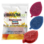Kratom Gummies Cherry Blueberry Strawberry - Kratomade - 3ct