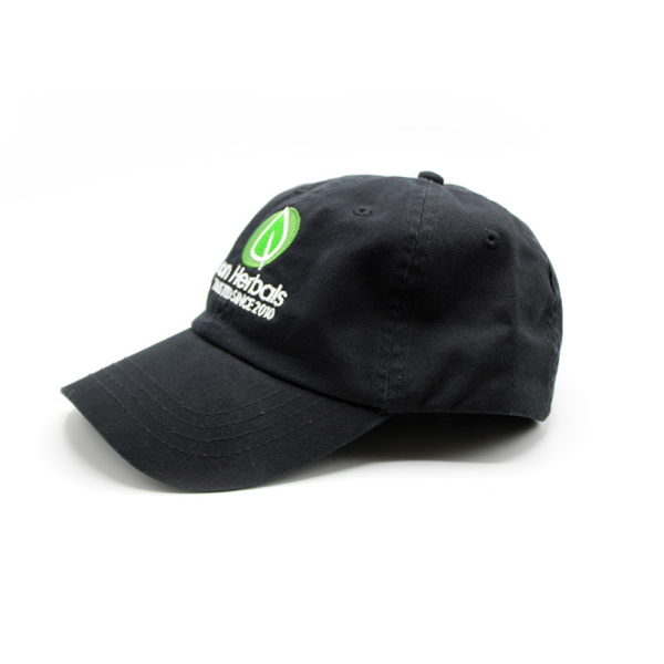 Black Baseball Cap - Side