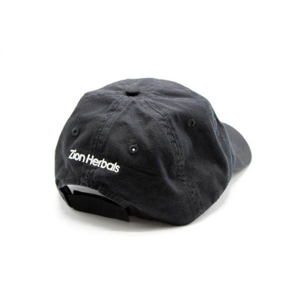 Black Baseball Cap - Back