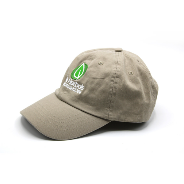 Khaki Baseball Cap - Side