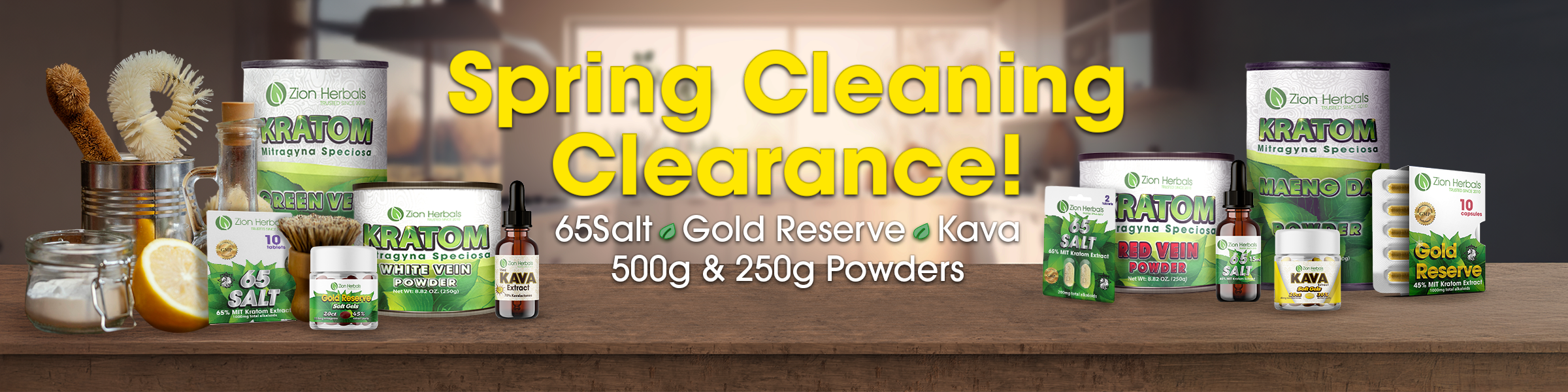 Spring Cleaning Blowout! 25% OFF Variety of Products