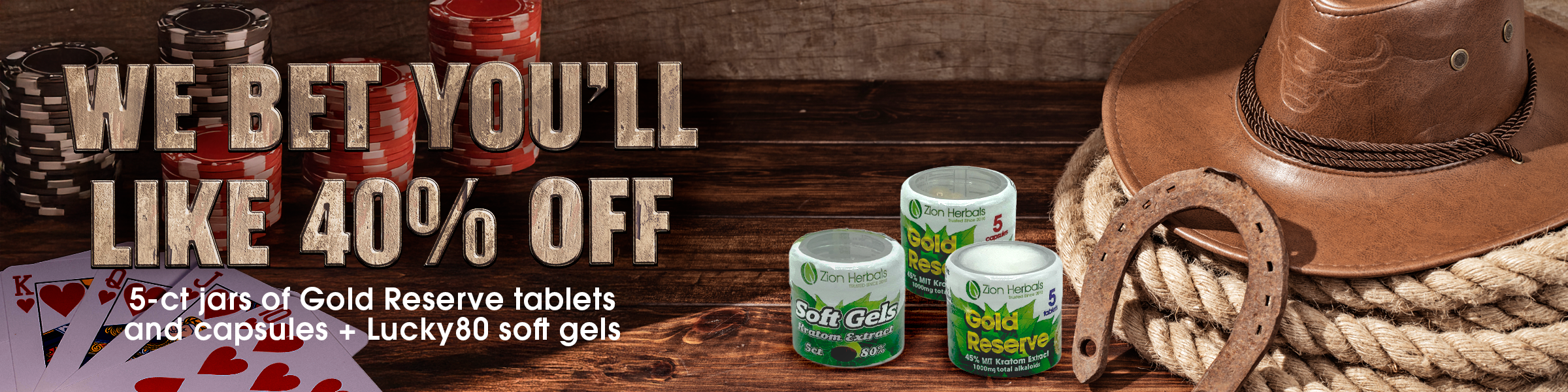 All In! 40% OFF This Summer!