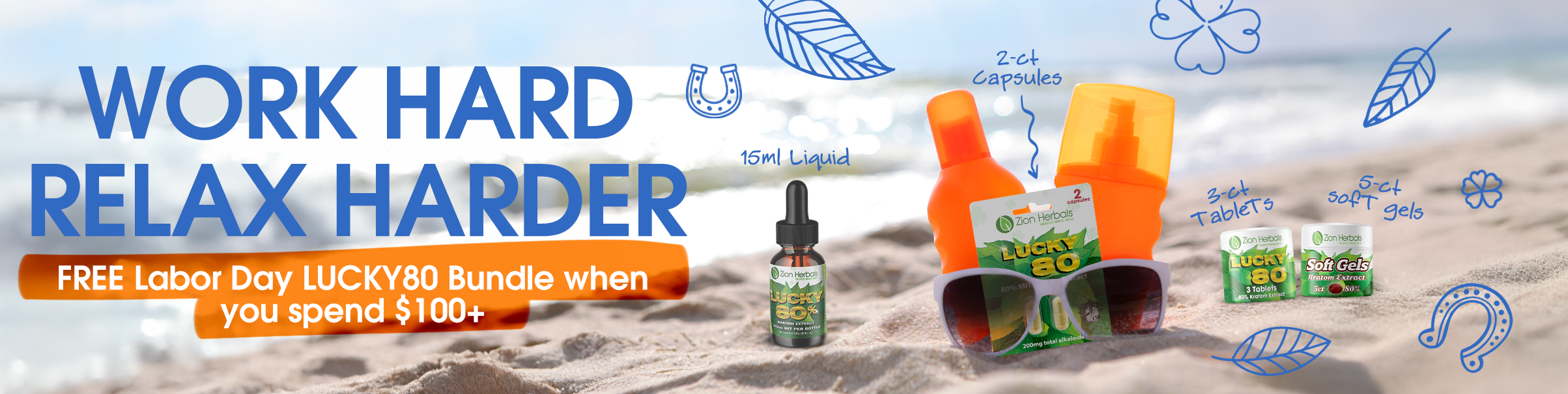 Labor Day- Get a FREE Lucky80 Bundle!