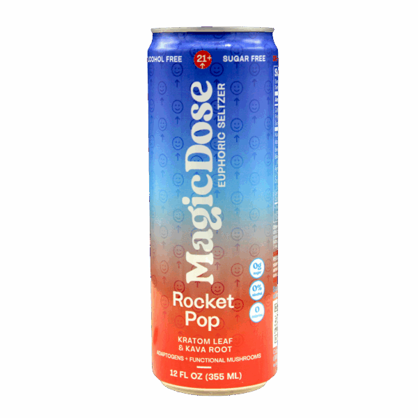 Magic Dose Rocket Pop Euphoric Seltzer