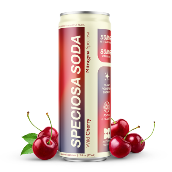 Kratom Drink Speciosa Soda Wild Cherry