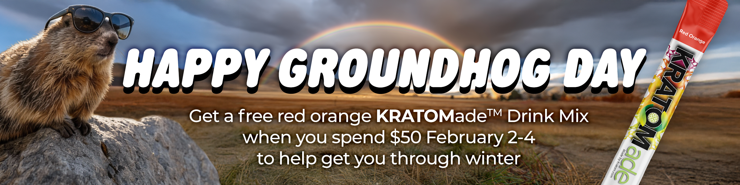 WINTER WON Groundhog Day Desktop