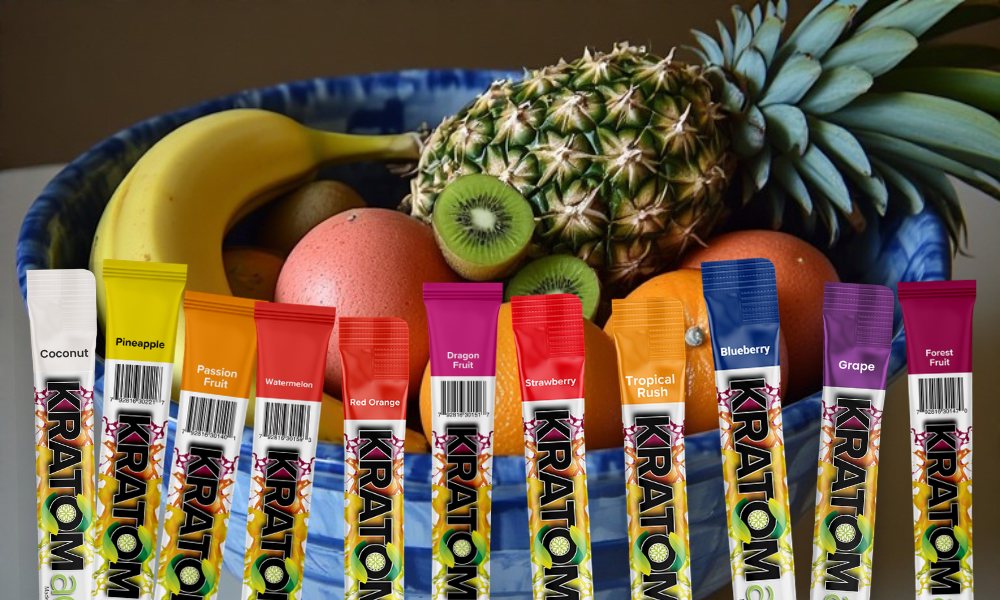 Fruit Bowl and Kratomade Sticks