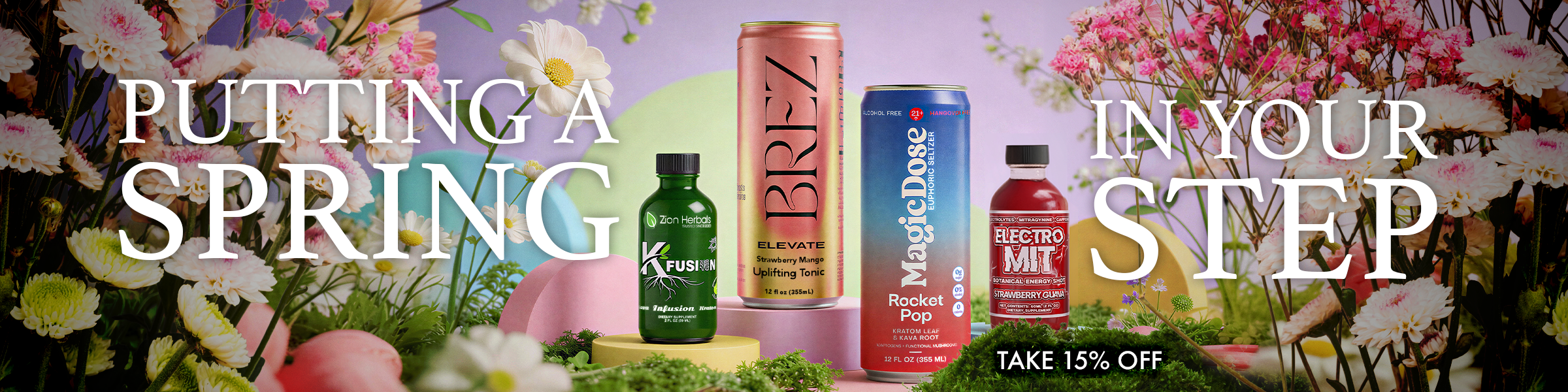 Spring Drink Special 15% OFF