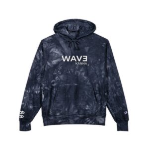 Wave Kanna Champion Tie-Dye Hoodie (Embroidered)