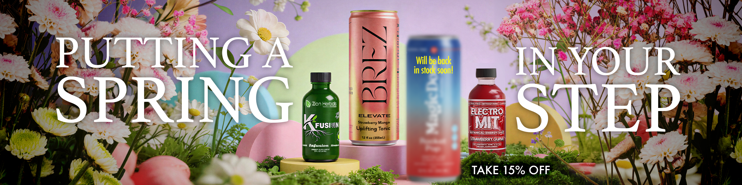 Spring Drinks- Update OUT OF STOCK MD