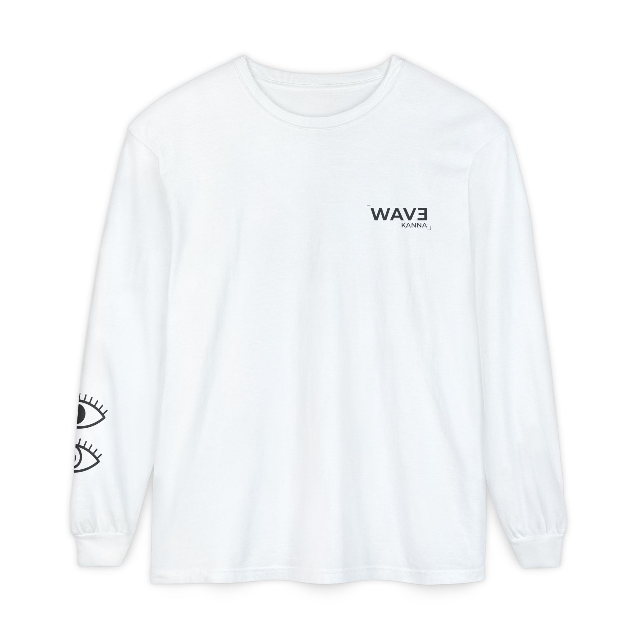 8534281001969949554_2048 Wave Kanna Long Sleeve T-Shirt - Image 1