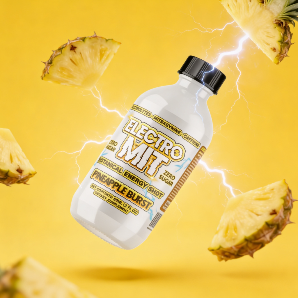 Kratom Energy Shot - Electro MIT - Pineapple - 60ml